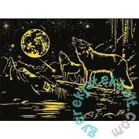 Ravensburger 500 db-os Fluoreszkáló puzzle - Farkasok a holdfényben (12000476)