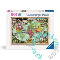 Ravensburger 1000 db-os puzzle - Biciklivel a világ körül (12000569)