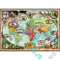 Ravensburger 1000 db-os puzzle - Biciklivel a világ körül (12000569)