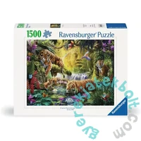 Ravensburger 1500 db-os puzzle - Nyugodt tigrisek (12000696)