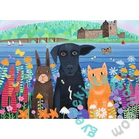 Ravensburger 1000 db-os puzzle - Móka az Eilean Donan kastélyban (12001575)