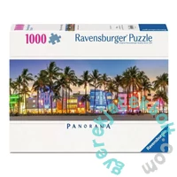 Ravensburger 1000 db-os Panoráma puzzle - Éjszakai fények Ocean drive (12001710)