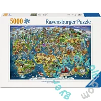 Ravensburger 5000 db-os puzzle - Világtérkép (12001738)