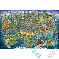 Ravensburger 5000 db-os puzzle - Világtérkép (12001738)