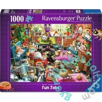 Ravensburger 1000 db-os puzzle - Macskaápoló (12001857)