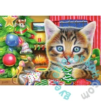 Ravensburger 2 x 24 db-os puzzle - Karácsonyi cicák (12004059)