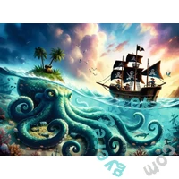 Ravensburger 100 db-os XXL puzzle - Kalózok kincse (12004263)