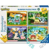 Ravensburger 4 x 100 db-os puzzle - Pokémon (12004286)