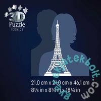 Ravensburger Iconics 216 db-os 3D puzzle - Night Edition - Eiffel torony (12008024)