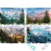 Ravensburger 18000 db-os puzzle - Neuschwanstein kastély - Négy évszak (16137)