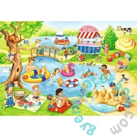 Ravensburger 2 x 24 db-os puzzle - Szabadidő a tónál (05057)
