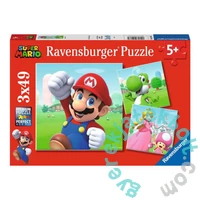 Ravensburger 3 x 49 db-os puzzle - Super Márió (05186)