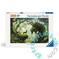 Ravensburger 3000 db-os puzzle - Ébredő erdei sárkány (12000808)