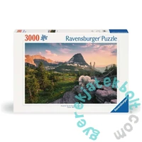 Ravensburger 3000 db-os puzzle - Hegyi kecske a kicsinyével (12000809)