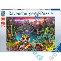 Ravensburger 3000 db-os puzzle - Tigrisek a paradicsomban (16719)