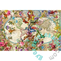 Ravensburger 3000 db-os puzzle - Világtérkép és pillangók (17117)