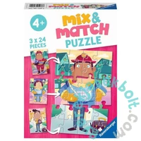 Ravensburger 3 x 24 db-os Mix and Match puzzle - Kedvenc munkáim (05136)