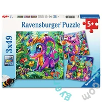 Ravensburger 3x49 db-os puzzle - Bébisárkányok (12004301)