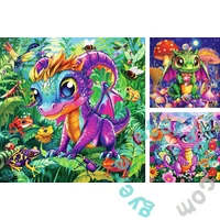 Ravensburger 3x49 db-os puzzle - Bébisárkányok (12004301)