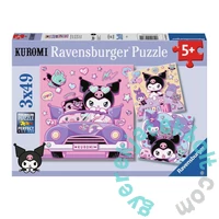 Ravensburger 3x49 db-os puzzle  - Kuromi úton (12004332)