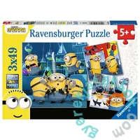 Ravensburger 3 x 49 db-os puzzle - Minyonok (05082)