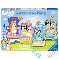 Ravensburger 4 az 1-ben Sziluett puzzle (10,12,14,16 db-os) - Bluey (03132)
