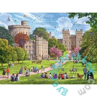 Ravensburger 4 x 500 db-os puzzle - Happy Days - Királyi rezidenciák (17140)