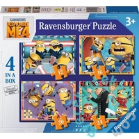 Ravensburger 4 az 1-ben puzzle (12, 16, 20, 24 db-os) - Minyonok 4 (12001060)