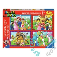 Ravensburger 4 x 100 db-os puzzle - Super Mario (05689)