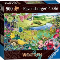 Ravensburger 500 db-os Fa puzzle - WOODEN - Wilde Garden (17513)