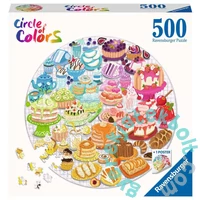 Ravensburger 500 db-os kör puzzle - Desszertek (17171)