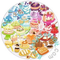 Ravensburger 500 db-os kör puzzle - Desszertek (17171)