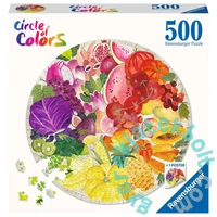 Ravensburger 500 db-os kör puzzle - Gyümölcs és zöldség (17169)
