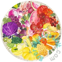 Ravensburger 500 db-os kör puzzle - Gyümölcs és zöldség (17169)