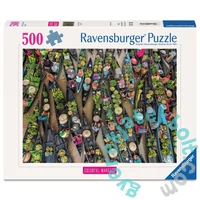 Ravensburger 500 db-os puzzle  - Lebegő piac Indonéziában (12001813)