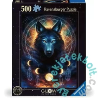Ravensburger 500 db-os  Fluoreszkáló puzzle - Farkas (12000442)