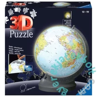 Ravensburger 540 db-os 3D Világító gömb puzzle - Földgömb (11549)
