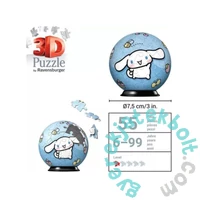 Ravensburger 55 db-os 3D puzzle - Hello Kitty és Barátai Balls - Cinnamoroll (11629)