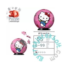 Ravensburger 55 db-os 3D puzzle - Hello Kitty és Barátai Balls - Hello Kitty (11629)