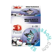 Ravensburger 55 db-os 3D puzzle - Hello Kitty és Barátai Balls - Kuromi (11629)