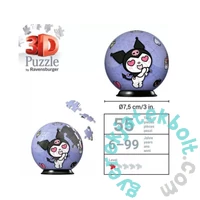 Ravensburger 55 db-os 3D puzzle - Hello Kitty és Barátai Balls - Kuromi (11629)