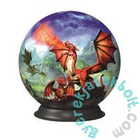 Ravensburger 72 db-os 3D gömb puzzle - Misztikus sárkányok (11565)