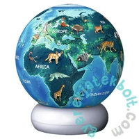 Ravensburger 72 db -os 3D világító gömb puzzle  - A Föld éjszaka éjjeli fény (12008055)