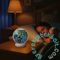 Ravensburger 72 db -os 3D világító gömb puzzle  - A Föld éjszaka éjjeli fény (12008055)