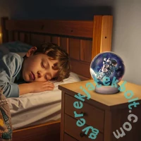 Ravensburger 72 db -os 3D világító gömb puzzle  - Árhajósok az űrben éjjeli fény (12008058)