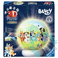 Ravensburger 72 db -os 3D világító gömb puzzle  - Bluey éjjeli fény (12008060)