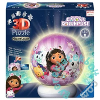 Ravensburger 72 db -os 3D világító gömb puzzle  - Gabi babaháza éjjeli fény (12008059)
