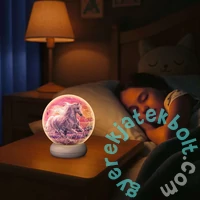 Ravensburger 72 db -os 3D világító gömb puzzle  - Lovak a tengerparton éjjeli fény (12008054)