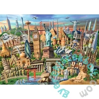 Ravensburger 1000 db-os puzzle - A világ nevezetességei (12000332)