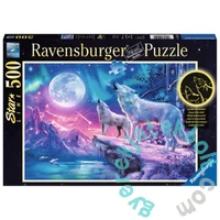 Ravensburger 500 db-os Fluoreszkáló puzzle - Farkasok a holdfényben (14952)